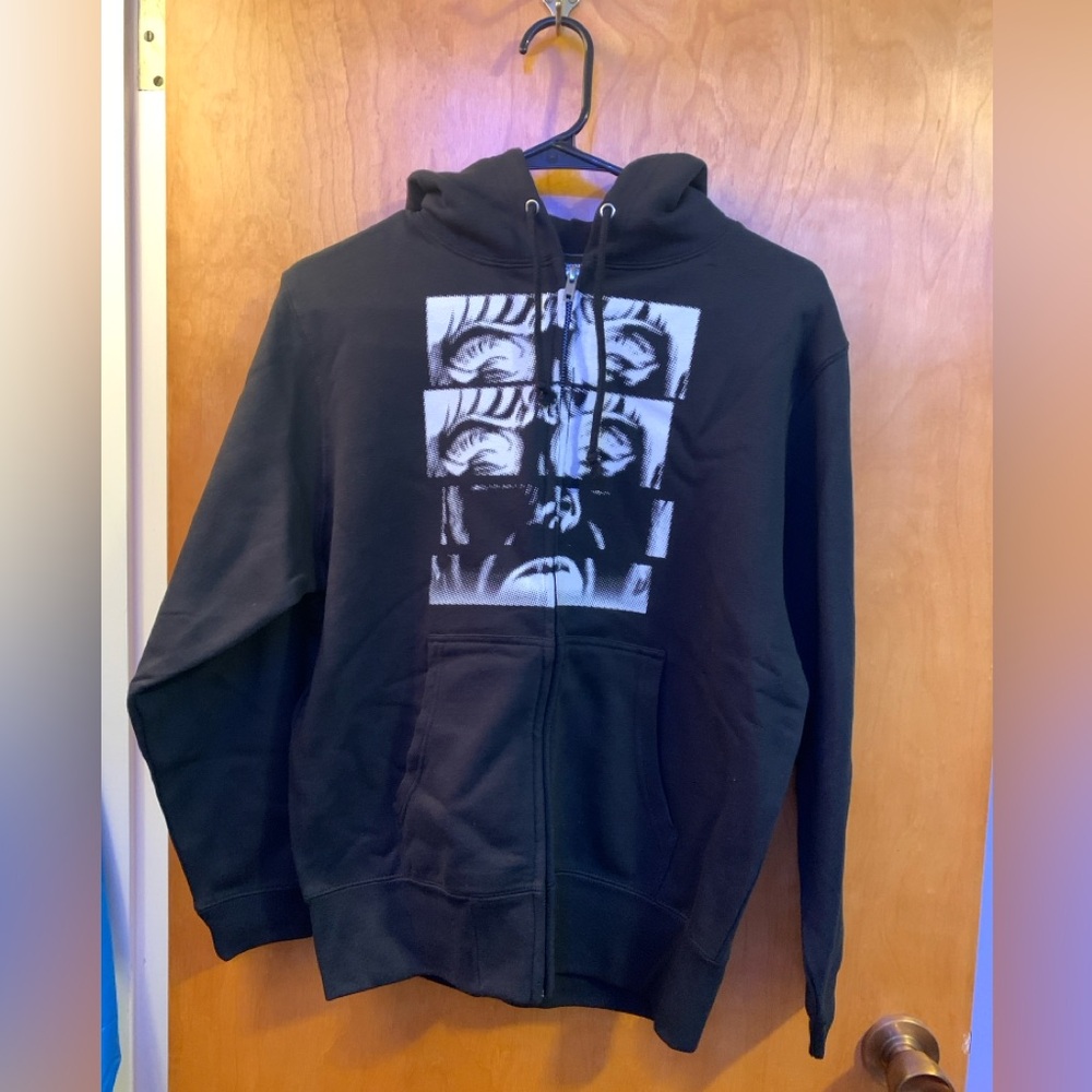 Kazuo Umezu Scream Zip Up Hoodie Black Goat Black Friday Release - Men’s Size XS